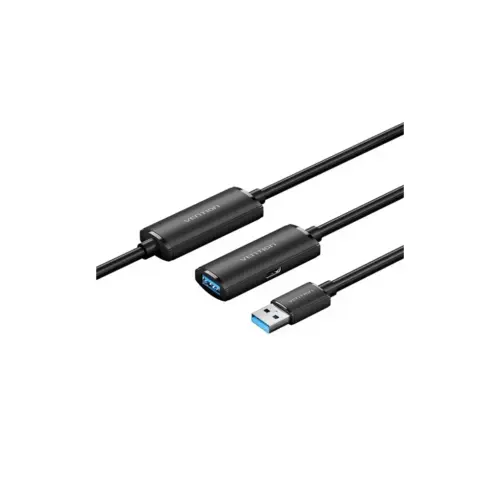 Дата кабель USB 3.0 AM/AF 5.0m Active black Vention (CBMBJ)