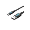 Дата кабель USB 2.0 AM to Mini 5P 0.5m black Vention (COMBD)