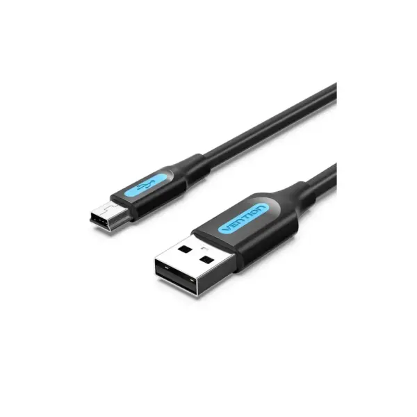 Дата кабель USB 2.0 AM to Mini 5P 2.0m black Vention (COMBH) Дата кабель USB 2.0 AM to Mini 5P 2.0m black Vention (COMBH)