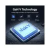 Зарядний пристрій Vention 2xUSB-C PD45W GaN transparent white (FCFW0-EU)