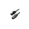 Патч-корд 1m UTP cat 6 RJ-45 flat black Vention (IBABF)