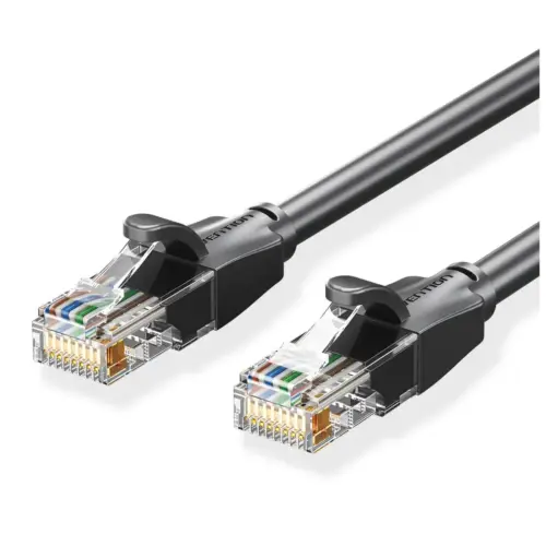 Патч-корд 15m UTP cat 6 RJ-45 black Vention (IBEBN)