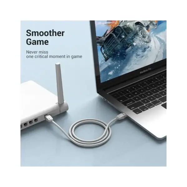 Патч-корд 2m UTP cat 6 RJ-45 gray Vention (IBEHH)