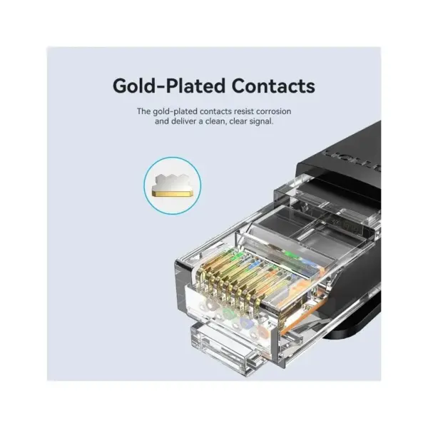 Патч-корд 3m UTP cat 6 RJ-45 black Vention (IBNBI)