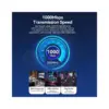 Патч-корд 3m UTP cat 6 RJ-45 black Vention (IBNBI)