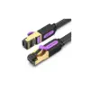Патч-корд 3m FTP cat 7 RJ-45 black Vention (ICABI)
