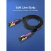 Патч-корд 5m FTP cat 7 RJ-45 black Vention (ICABJ)