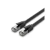 Патч-корд 8m S/FTP cat 8 RJ-45 black Vention (IKKBK)