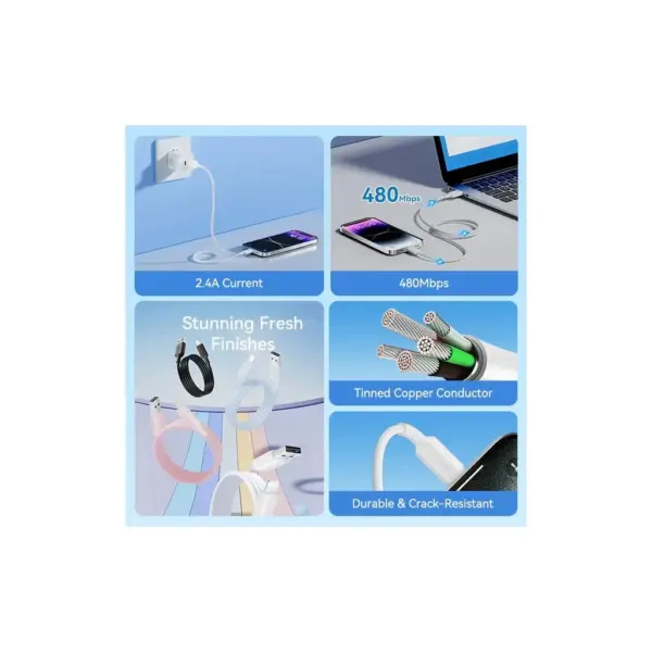 Дата кабель USB 2.0 AM to Lightning 1.0m 2.4A black Vention (LAMBF) Дата кабель USB 2.0 AM to Lightning 1.0m 2.4A black Vention (LAMBF)