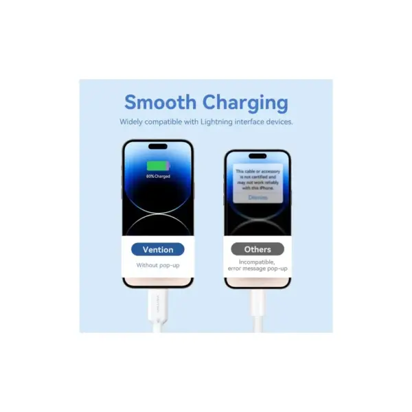 Дата кабель USB 2.0 AM to Lightning 1.0m 2.4A black Vention (LAMBF) Дата кабель USB 2.0 AM to Lightning 1.0m 2.4A black Vention (LAMBF)