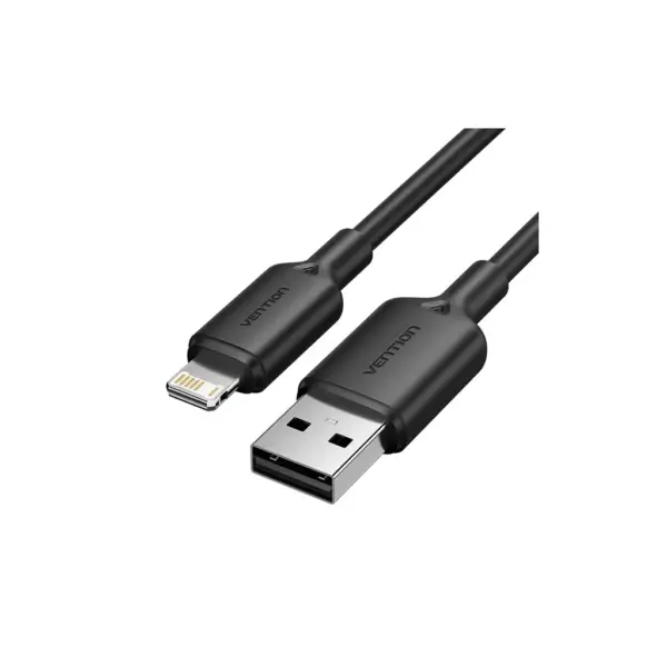 Дата кабель USB 2.0 AM to Lightning 1.0m 2.4A black Vention (LAMBF) Дата кабель USB 2.0 AM to Lightning 1.0m 2.4A black Vention (LAMBF)