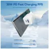 Зарядний пристрій Vention 1xUSB-C PD30W + 1xUSB QC3.0 30W GaN + cable USB-C to USB-C 1.0m black (TZ-FEQB0-EU-01)