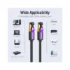 Патч-корд 0.5m S/FTP cat 7 RJ-45 black Vention (ICDBD)