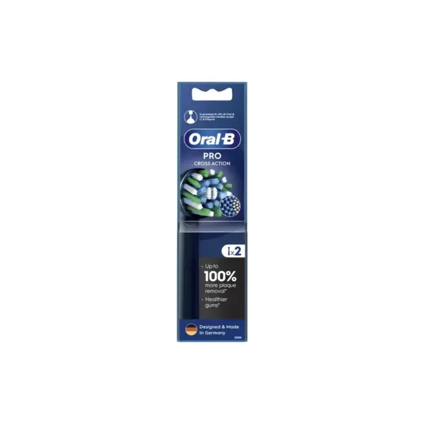 Насадка для зубної щітки Oral-B Cross Action EB50BRX (2) (8006540847657)