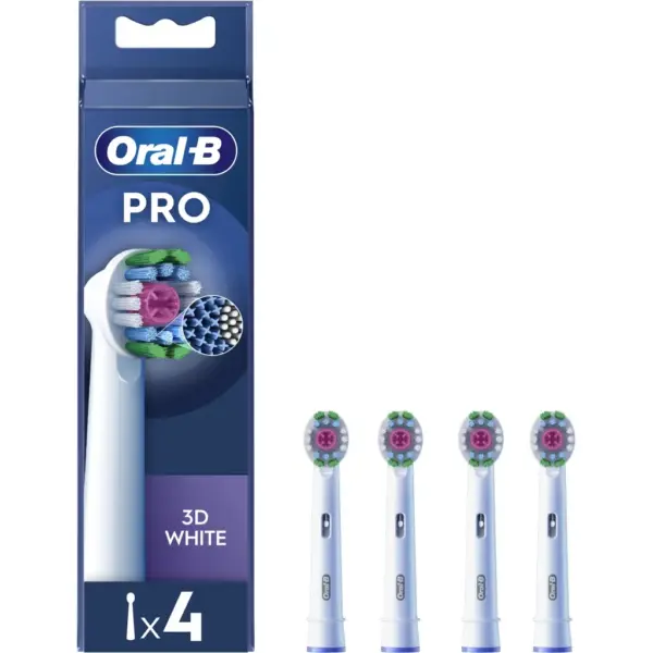 Насадка для зубної щітки Oral-B 3D White EB18pRX 4 шт (8006540847213)