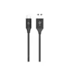 Дата кабель USB 2.0 AM to USB-C 1.0m 3A braided HP (HP_DHC-TC102-1M)