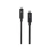 Дата кабель USB 2.0 AM to USB-C 1.0m 3A black HP (HP_DHC-TC111BM-1M)