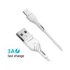 Зарядний пристрій Grand-X Quick Charge QС3.0, + cable USB -> Type C 1m white (CH-550WT)