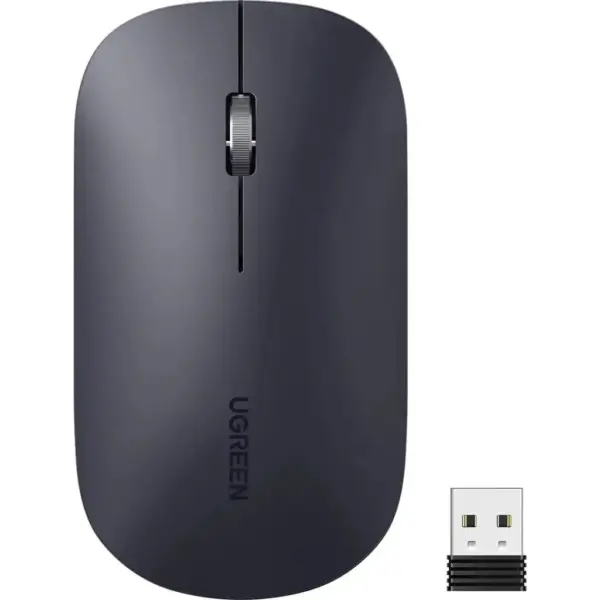 Мишка Ugreen MU001 Portable Wireless Black (90372) Мишка Ugreen MU001 Portable Wireless Black (90372)