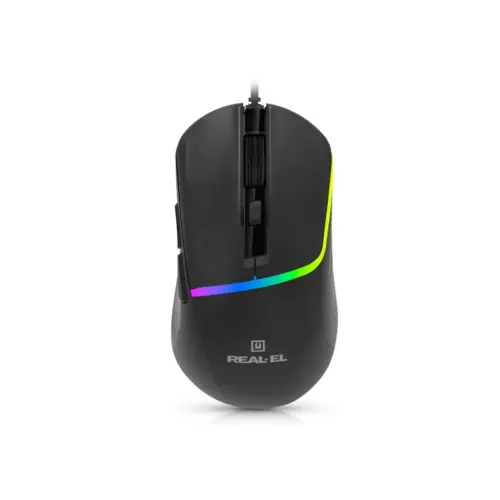 Мишка REAL-EL RM-530 USB Black (EL123200053) Мишка REAL-EL RM-530 USB Black (EL123200053)