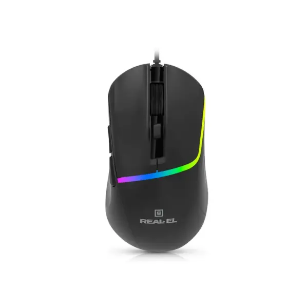 Мишка REAL-EL RM-530 USB Black (EL123200053) Мишка REAL-EL RM-530 USB Black (EL123200053)