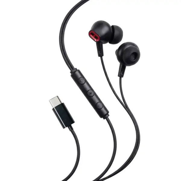 Навушники Vention Echo Lite USB-C In-Ear Wired Black (GBBBAV)
