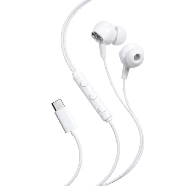 Навушники Vention Echo Lite USB-C In-Ear Wired White (GBBWAV)