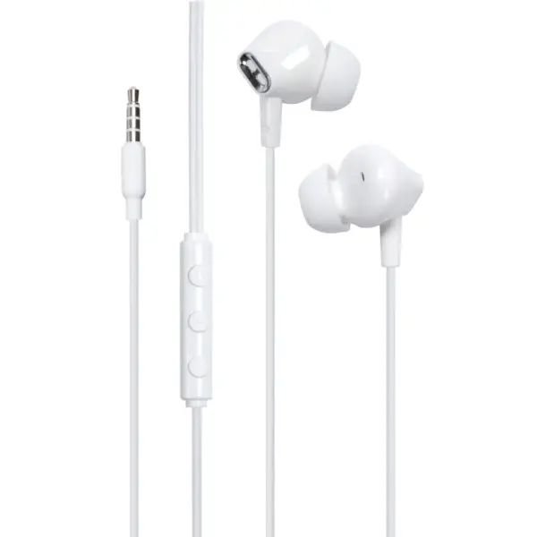 Навушники Vention Echo Lite 3.5mm In-Ear Wired White (GBAWAV)