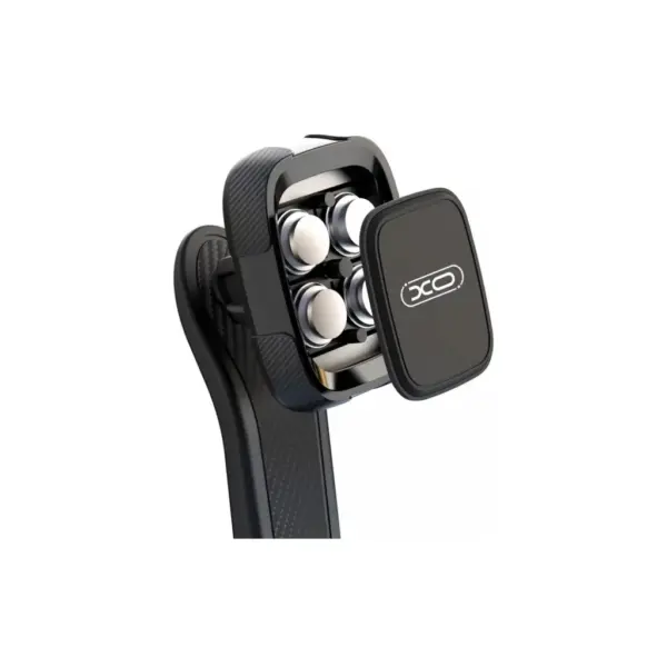 Універсальний автотримач XO C106 Dashboard suction cup adjustable magnetic Phone holder Black (6920680830343)