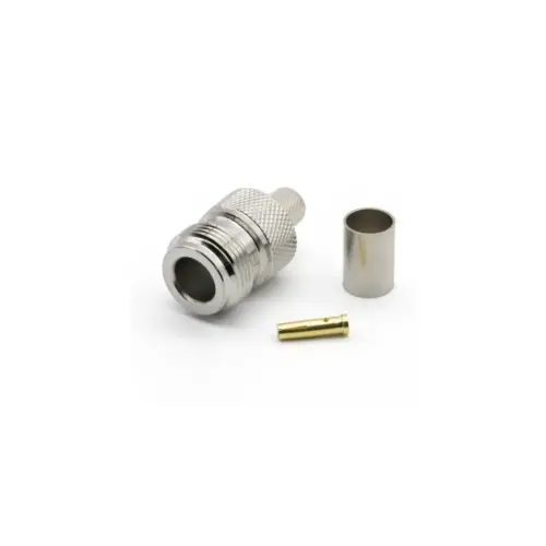 Конектор N Type Female обжим RG6/RG5/LMR-300/RG304/5D-FB/РК-75 Voltronic (YT42113)