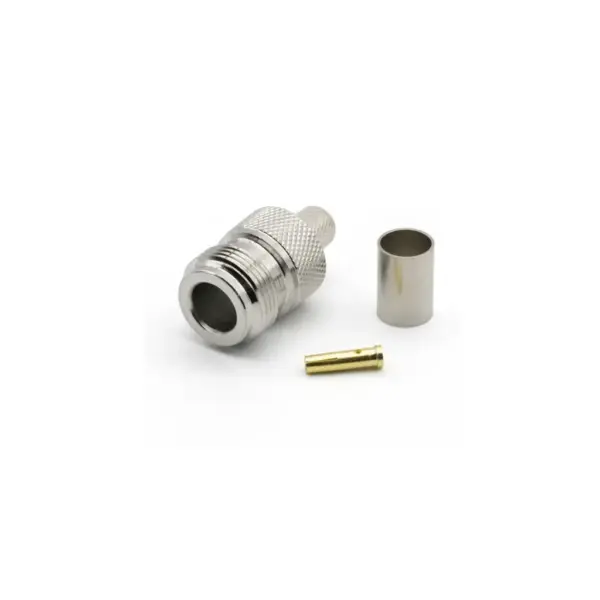 Конектор N Type Female обжим RG6/RG5/LMR-300/RG304/5D-FB/РК-75 Voltronic (YT42113)