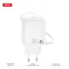 Зарядний пристрій XO 1xUSB-C PD30W GaN + cable USB-C to USB-C (XO-QC17)