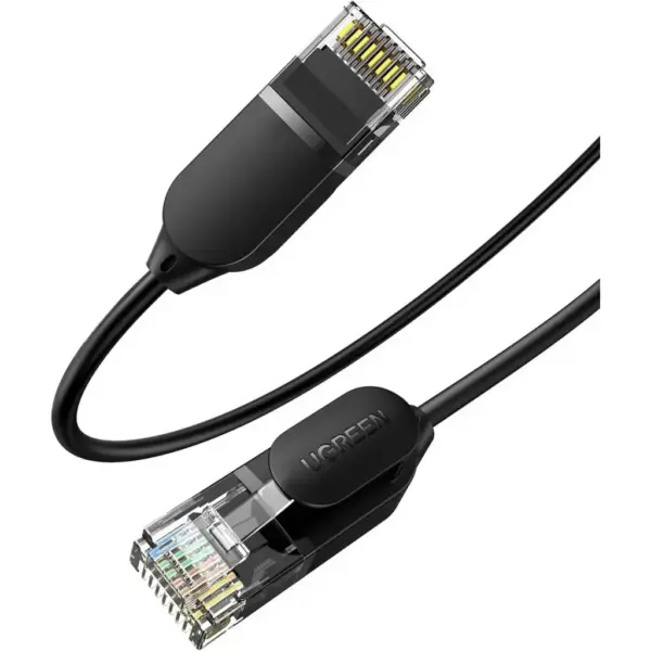 Патч-корд 5m UTP cat 6 RJ-45 COPPER black Ugreen (U_70654)