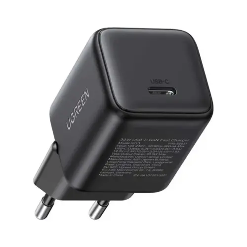 Зарядний пристрій Ugreen USB-C PD30W GaN (55531)