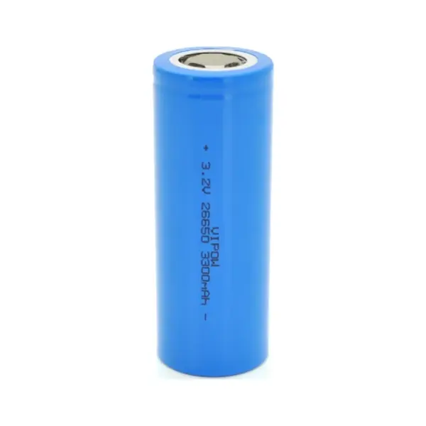 Акумулятор 26650 3300mAh, LiFePO4, FlatTop, 3.2V, Blue Vipow (IFR26650-3300mAhFT / 31075) Акумулятор 26650 3300mAh, LiFePO4, FlatTop, 3.2V, Blue Vipow (IFR26650-3300mAhFT / 31075)