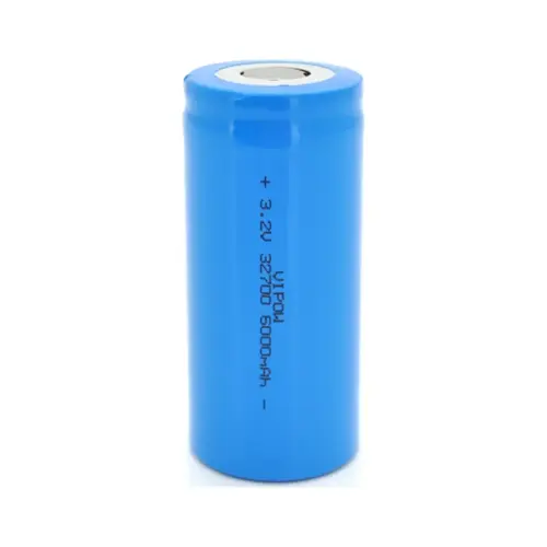 Акумулятор 32700 6000mAh, LiFePO4, FlatTop, 3.2V, Blue Vipow (IFR32700-6000mAhFT / 31076)