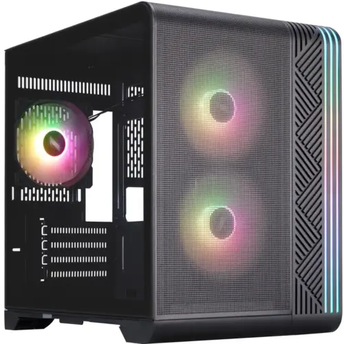 Корпус для ПК 1stPlayer VT5-BK-3F7 Black (VT5-BK-3F7)