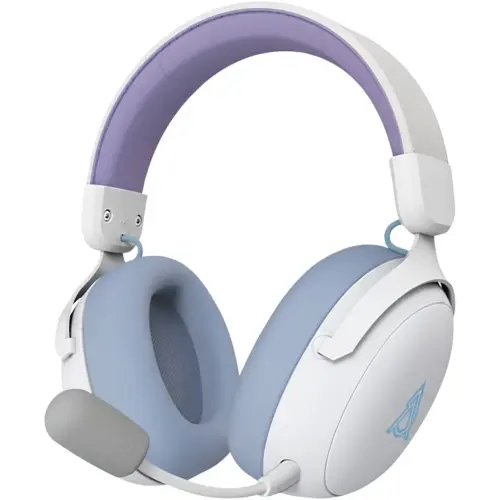 Навушники Ajazz AHM08 MAX 3-Mode White/Purple (AHM08-MAX-PWB)