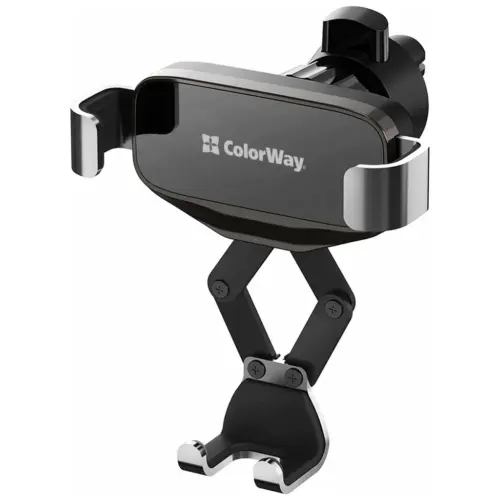 Універсальний автотримач ColorWay Gravity Mechanical Car Mount Black (CW-CHG18-BK)