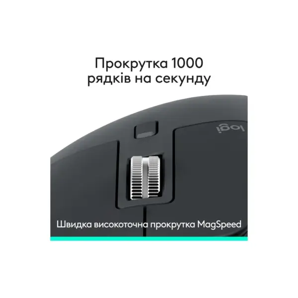 Мишка Logitech MX Master 3S Performance Bluetooth Graphite (910-007501)