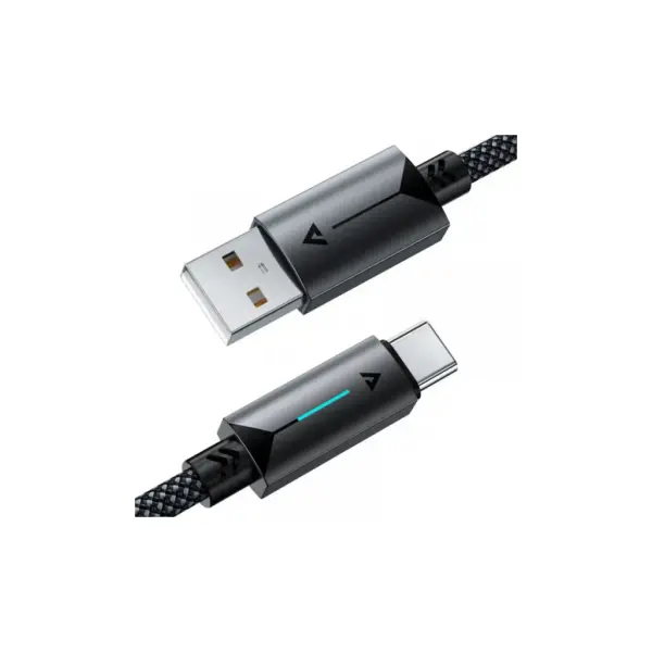 Дата кабель USB 2.0 AM to USB-C 1.2m 60W black Acefast (6974316284482) Дата кабель USB 2.0 AM to USB-C 1.2m 60W black Acefast (6974316284482)