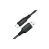 Дата кабель USB 2.0 AM to USB-C 1.2m 3A 60W silicone black Acefast (6974316284178)