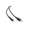 Дата кабель USB 2.0 AM to USB-C 1.2m 3A 60W silicone black Acefast (6974316284178)