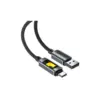 Дата кабель USB 2.0 AM to USB-C 1.2m 60W black Acefast (6974316284673)