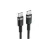 Дата кабель USB-C to USB-C 1.2m 60W black Acefast (6974316285137)
