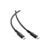 Дата кабель USB-C to USB-C 1.2m 3A 60W silicone black Acefast (6974316284161)