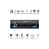 Автомагнітола PULSO RGB, USB, FM, RCA, LCD-дисплей, 4х50 Вт (P110311)