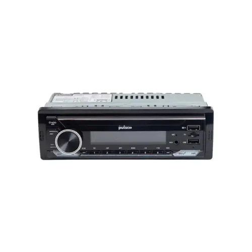 Автомагнітола PULSO RGB, USB, FM, RCA, LCD-дисплей, 4х50 Вт (P110311)