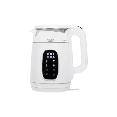Електрочайник Adler AD 1305 white silver
