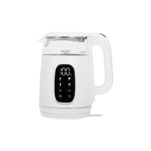 Електрочайник Adler AD 1305 white silver